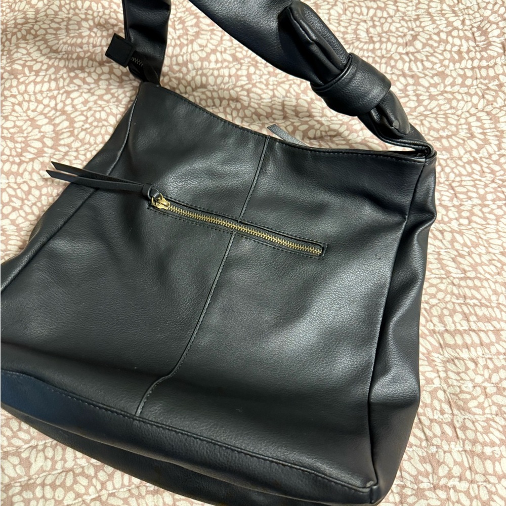 Time and Tru Women's Vera Hobo Handbag black - Picture 4 of 8